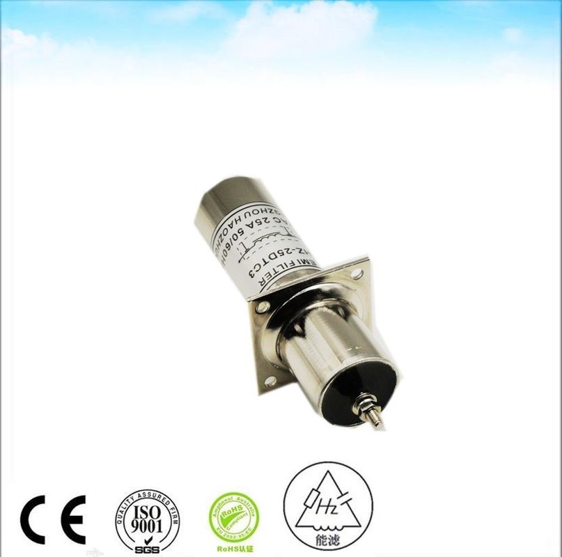 250VAC 25A Electrical Vacuum Power RF Feedthrough Capacitor for mri rf shielding